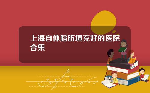 上海自体脂肪填充好的医院合集