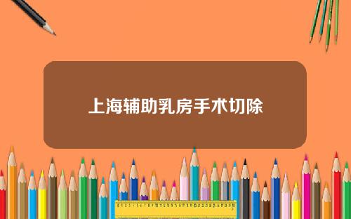 上海辅助乳房手术切除