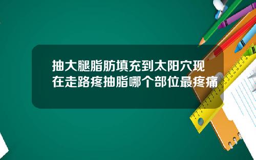 抽大腿脂肪填充到太阳穴现在走路疼抽脂哪个部位最疼痛