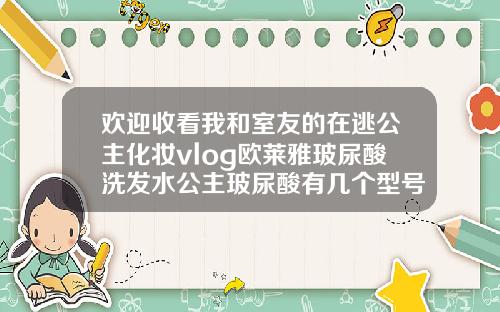 欢迎收看我和室友的在逃公主化妆vlog欧莱雅玻尿酸洗发水公主玻尿酸有几个型号