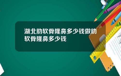 湖北肋软骨隆鼻多少钱做肋软骨隆鼻多少钱