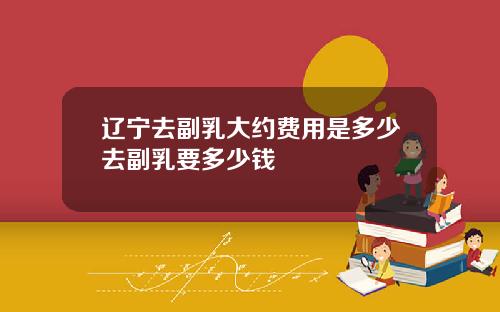 辽宁去副乳大约费用是多少去副乳要多少钱