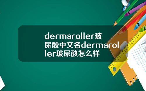 dermaroller玻尿酸中文名dermaroller玻尿酸怎么样